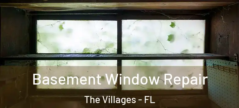  Basement Window Repair The Villages - FL
