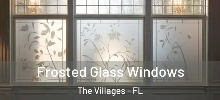  Frosted Glass Windows The Villages - FL