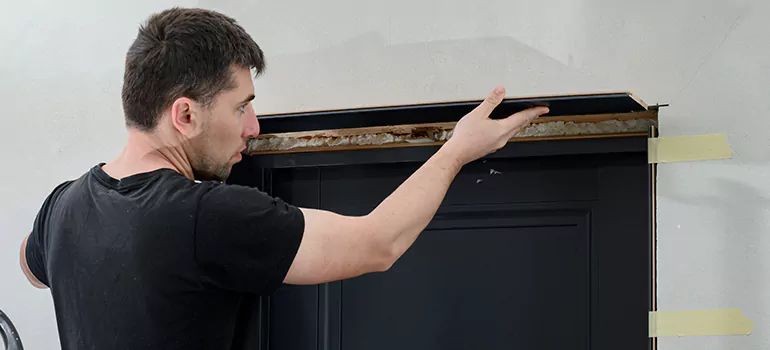 Wood Door Hole Repair in The Villages, FL