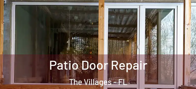  Patio Door Repair The Villages - FL